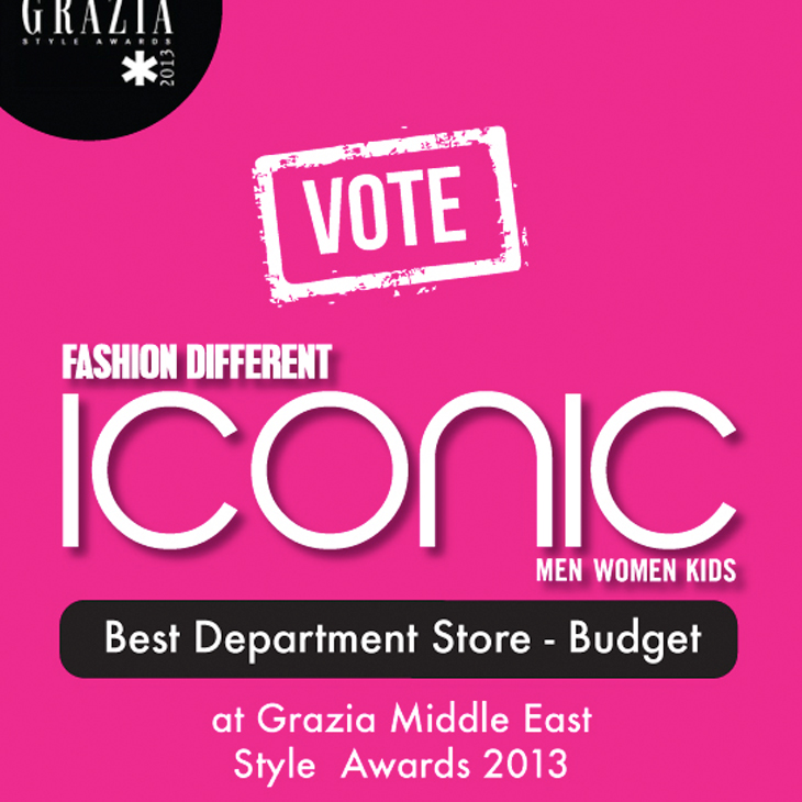 Vote for ICONIC at the Grazia Style Awards 2013